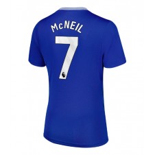Everton Dwight McNeil #7 Hjemmedrakt Kvinner 2024-25 Kortermet